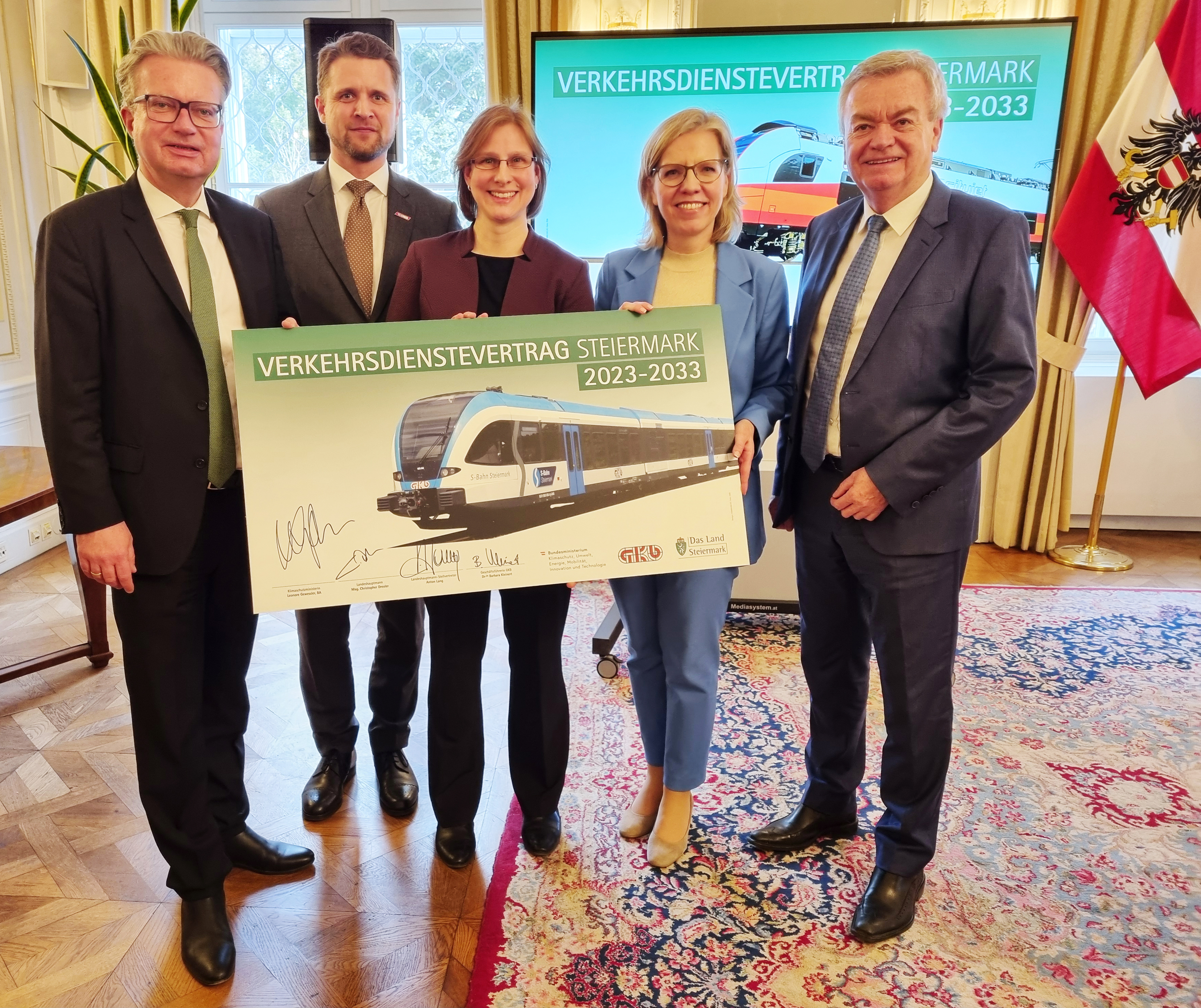 Neue Verkehrsdiensteverträge auf Schiene: Weiterhin bestmögliche Verkehrsverbindungen für die Steiermark