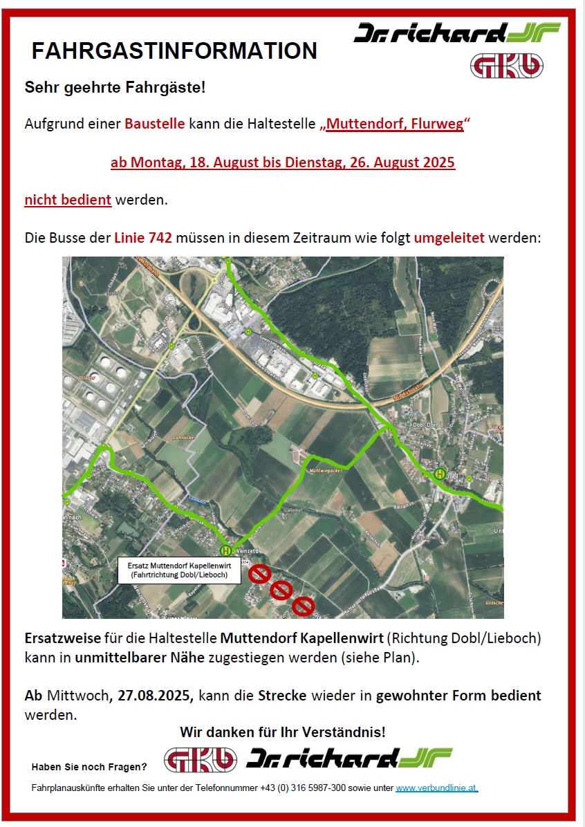 Sonderfahrplan