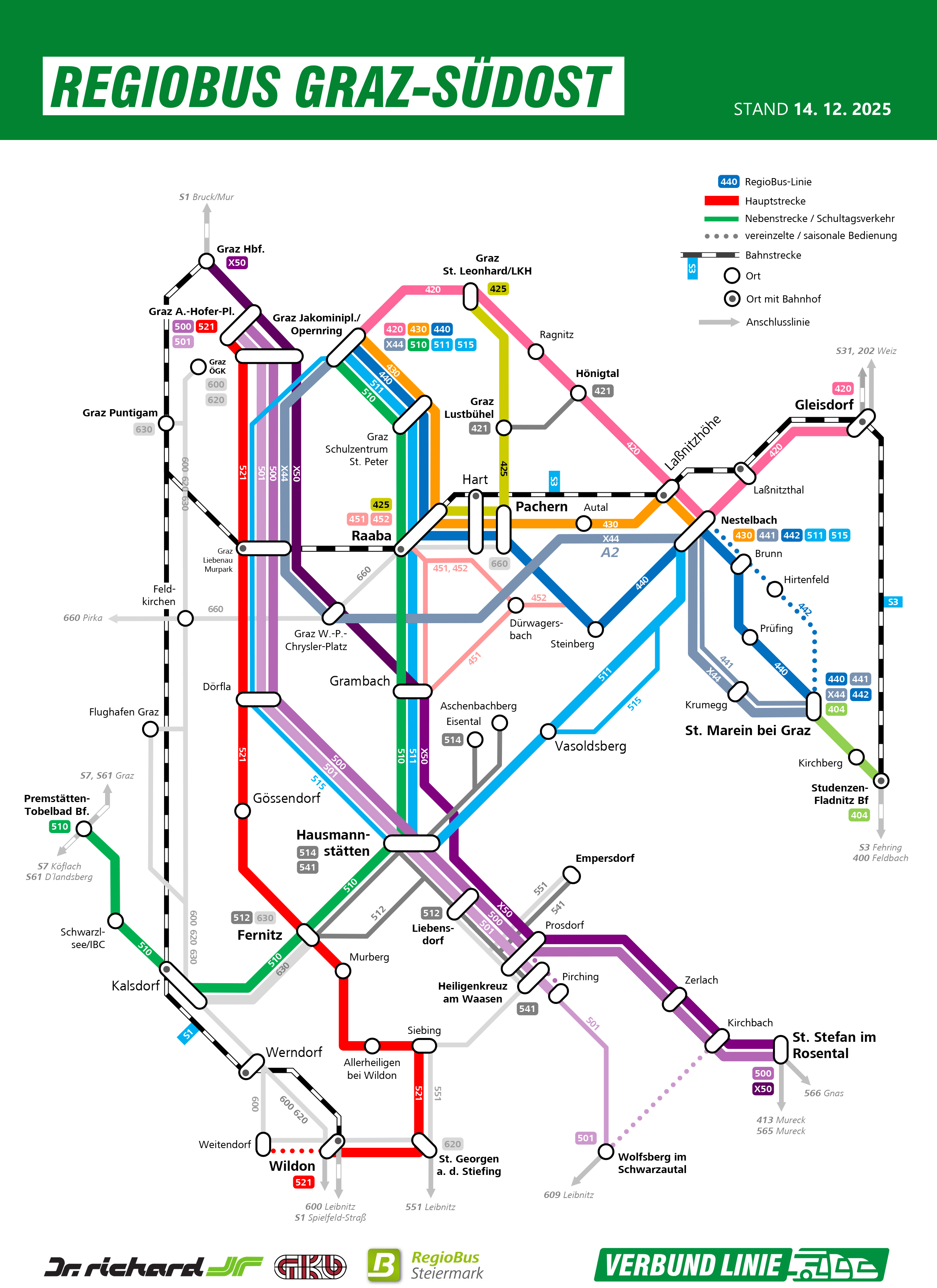 Liniennetz Voitsberg