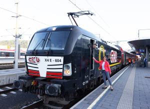Erster elektrischer Zug bei der GKB