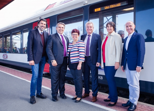 Verkehrslandesrat Anton Lang informierte sich vor Ort über das Infrastrukturkonzept für den GKB-Bahnhof in Deutschlandsberg 