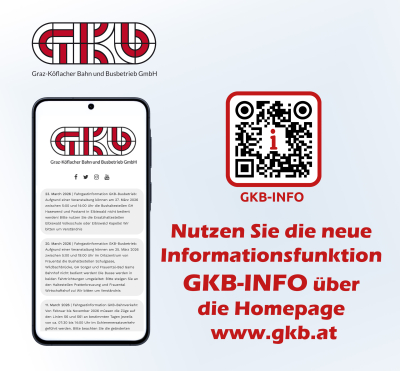 Neue Informationsfunktion GKB-INFO über Homepage nutzbar