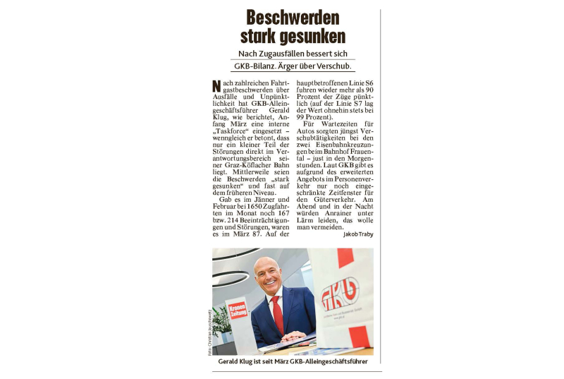 Beschwerden stark gesunken