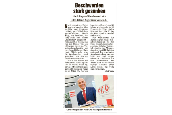 Beschwerden stark gesunken