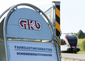 Einschränkungen durch Bahnbautätigkeit